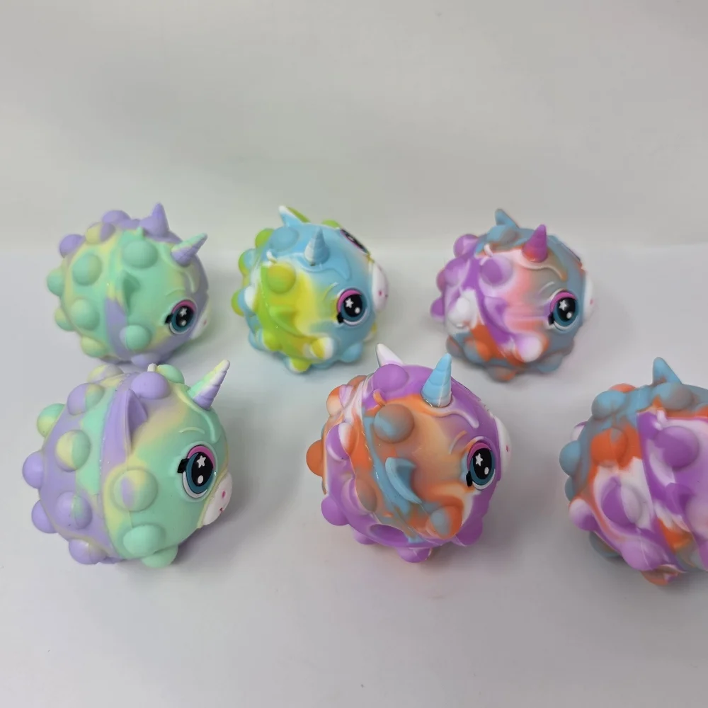 Unicorn Squishy Fidget Toys Set of 6